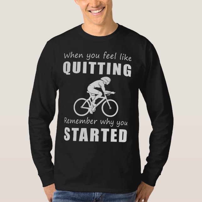 Camiseta Perseverancia de la potencia del pedal - Tee de ci (Anverso)