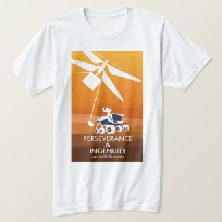 Camiseta Perseverancia e ingenio Marte 2020