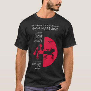 Camiseta Perseverancia E Ingenuidad. Nasa Mars 2020 (Pop)