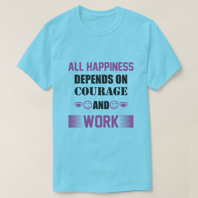 Camiseta Perseverancia, valentía, sueños, coraje, determina (Diseño del anverso)