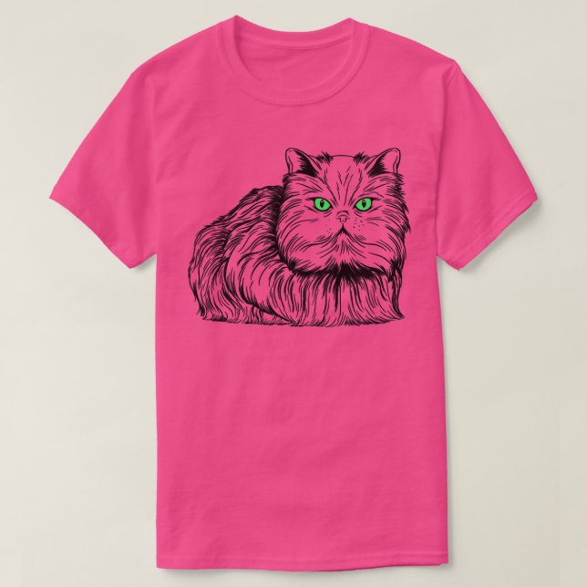 Camiseta Persian Cat (Diseño del anverso)