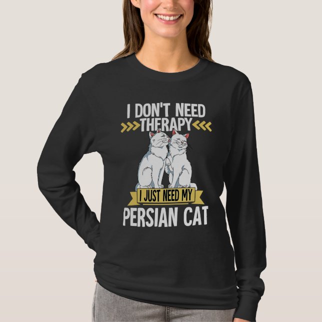 Camiseta Persian Cat  3 (Anverso)