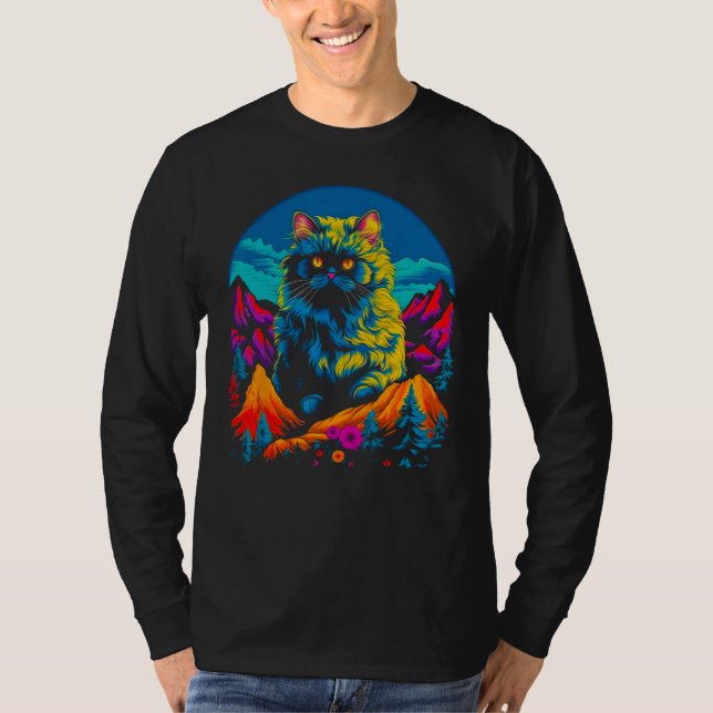 Camiseta Persian Cat Mountain (Anverso)