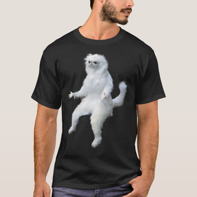 Camiseta Persian Cat Room Guardian Meme Classic T-Shirt (Anverso)