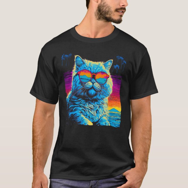 Camiseta Persian Cat Summer (Anverso)