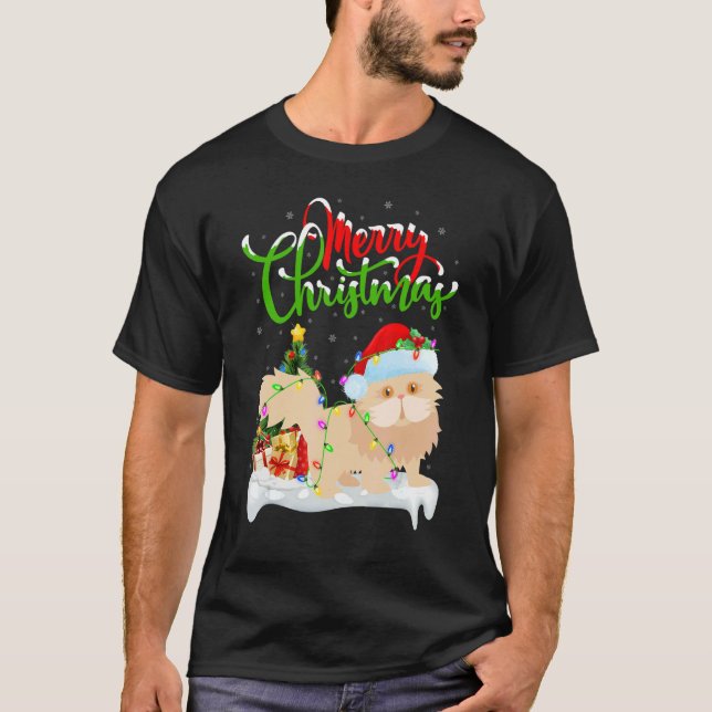 Camiseta Persian Cat   Xmas Decorations Persian Cat Christm (Anverso)