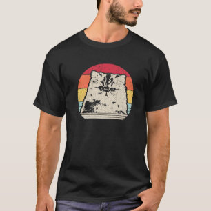 Camiseta Persian Regalo Vintage Gato Amante 70S 80S Retro