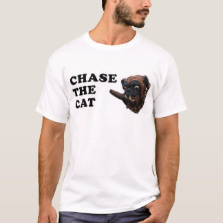 Camiseta persiga el gato