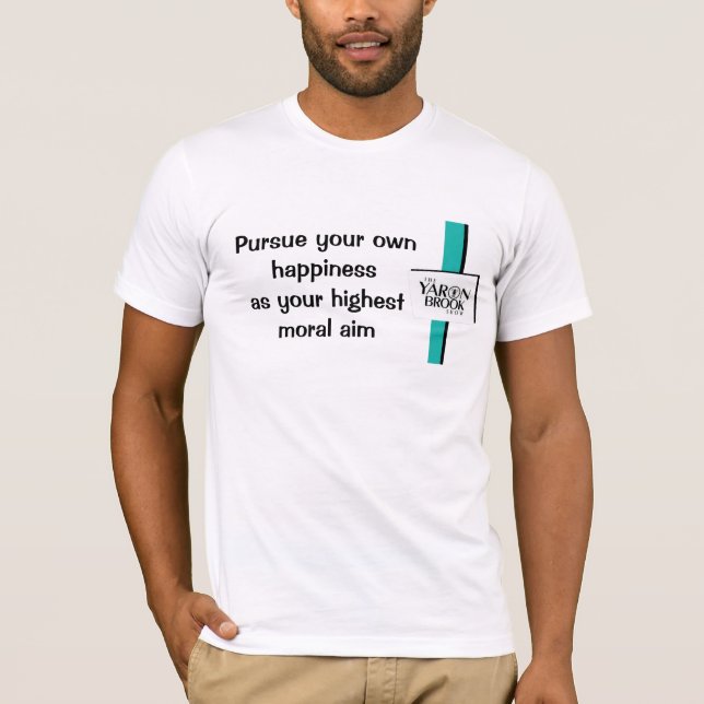 Camiseta Persiga su propia felicidad (Anverso)