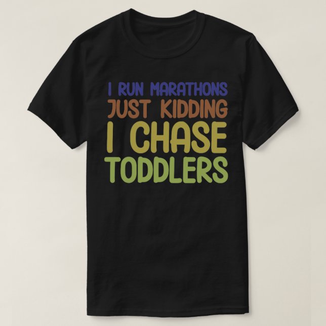 Camiseta Persigue a niños pequeños divertidos profesores de (Diseño del anverso)