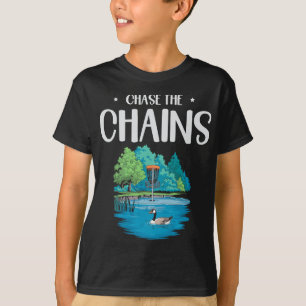 Camiseta Persigue Disc Golf Escénico de la Naturaleza de la