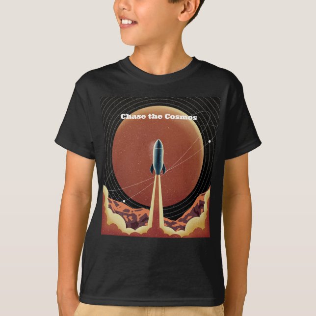 Camiseta Persigue el Espacio Cosmos (Anverso)