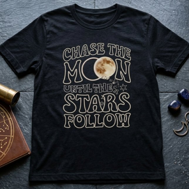 Camiseta Persigue la Luna - Una Tipografía Estelar (Subido por el creador)