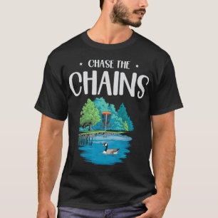 Camiseta Persigue las Cadenas de Disc Golf Escénica Natural