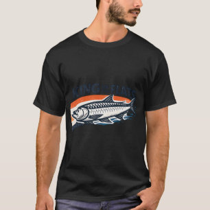 Camiseta Persigue tu sueño. Diseño divertido de pesca de ha