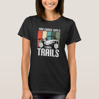 Camiseta Persigues Chicas Persiguen Senderos Divertido UTV 