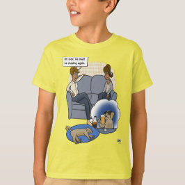 Camiseta Persiguiendo a chico amarillo soñador