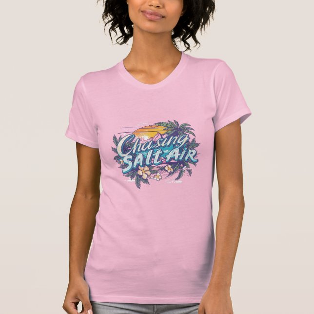 Camiseta Persiguiendo aire salado (Anverso)