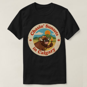Camiseta Persiguiendo atardeceres_ inspirado en la pradera 