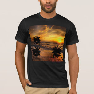 CAMISETA PERSIGUIENDO ATEDECERES ESCENARIO OCEÁNICO NATURAL