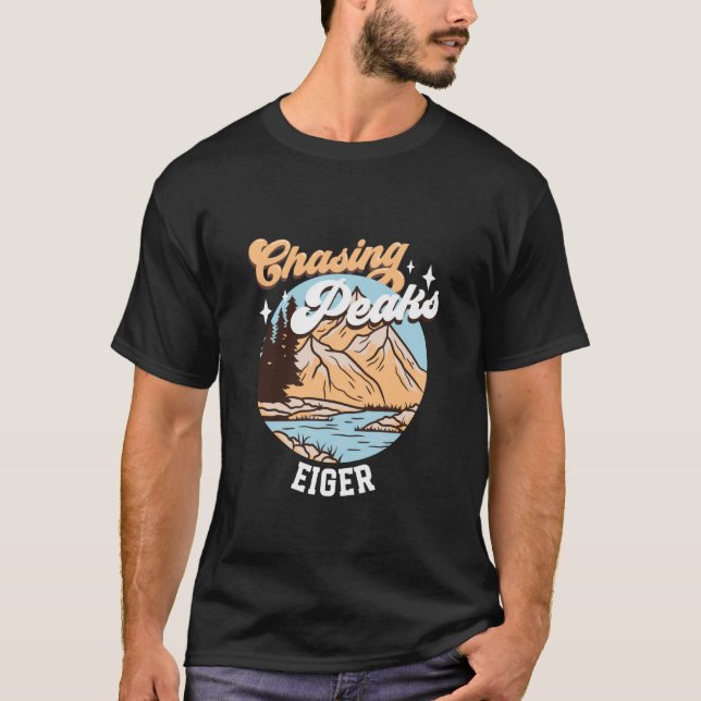 Camiseta Persiguiendo Cumbres - Eiger (Anverso)