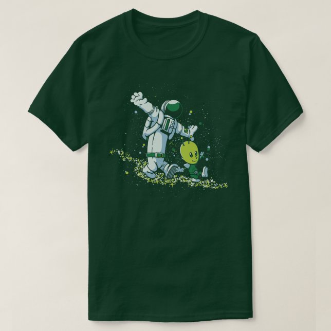 Camiseta Persiguiendo estrellas y astronauta por Tobe Fonse (Diseño del anverso)