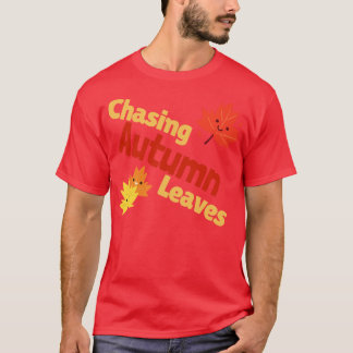 Camiseta Persiguiendo hojas de otoño