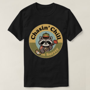 Camiseta Persiguiendo la calma en Surrey con un montaraz ma