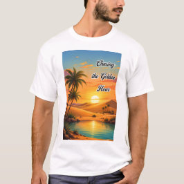 Camiseta Persiguiendo la estética del desierto en la hora d