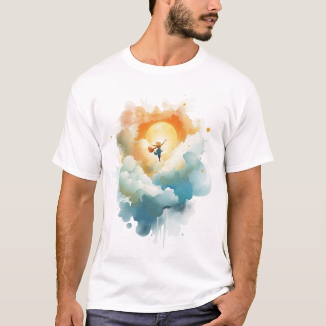 Camiseta Persiguiendo Nirvana – Viaje a la Paz Interior (Anverso)