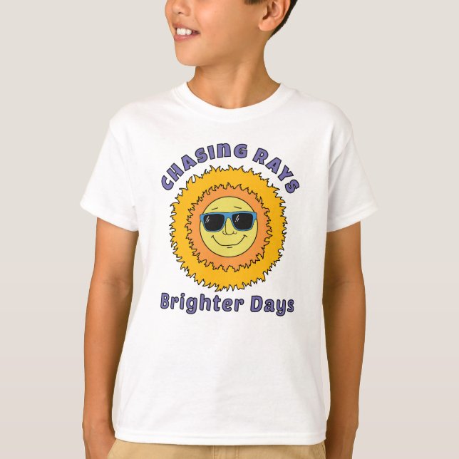 Camiseta Persiguiendo Rayos (Anverso)