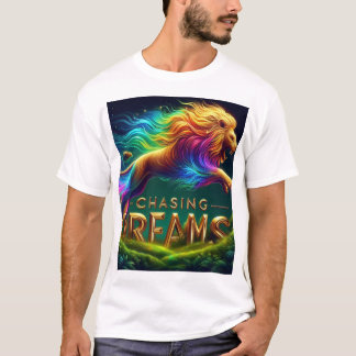 Camiseta Persiguiendo sueños - Vibrante chita en neón prism