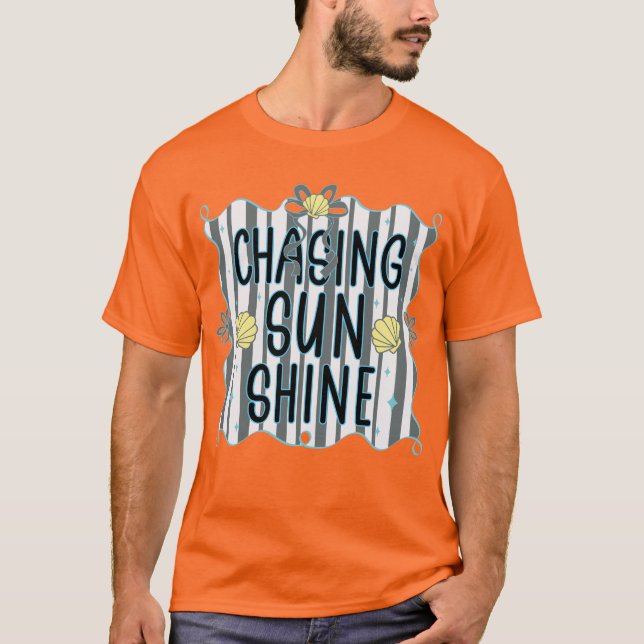 Camiseta Persiguiendo vibraciones de verano de Sunshine (Anverso)