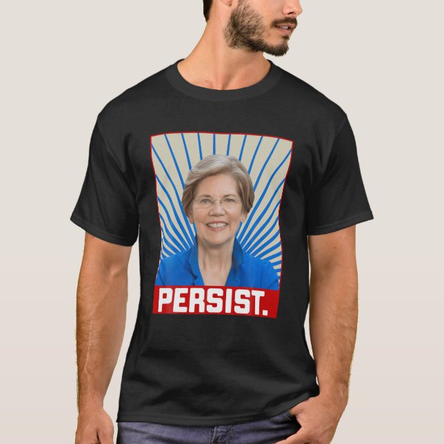 Camiseta Persist Elizabeth Warren Voto feminista eslogan 20 (Anverso)