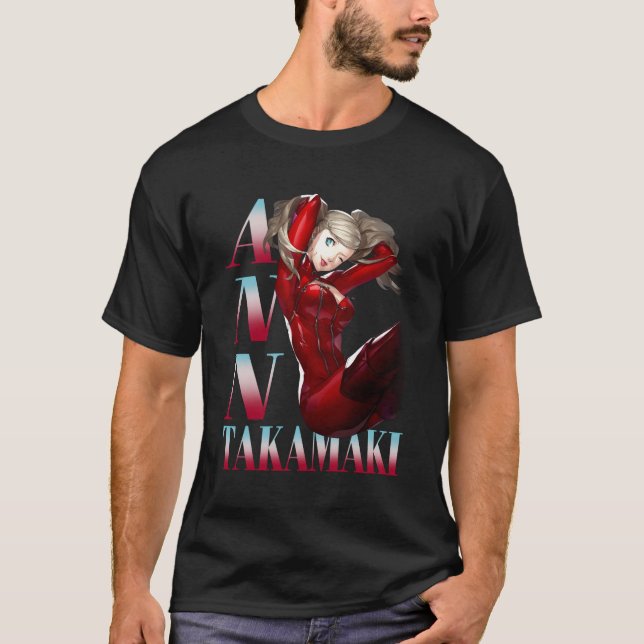 Camiseta Persona 5 Ann Takamaki Pose (Anverso)