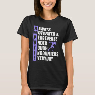 Camiseta Persona amputada siempre motivada persevera