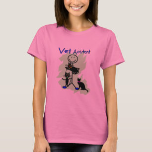 Camiseta Persona auxiliar del palillo del veterinario con