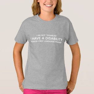 Camiseta Persona con Discapacidad Primero
