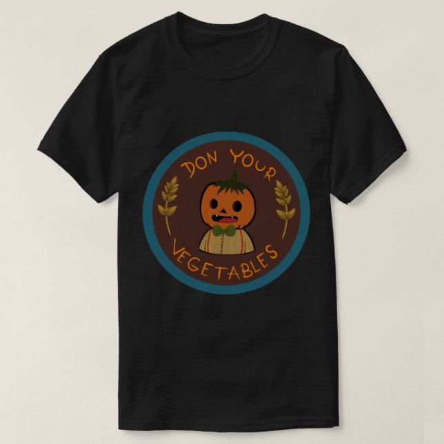 Camiseta Persona de calabaza (Diseño del anverso)