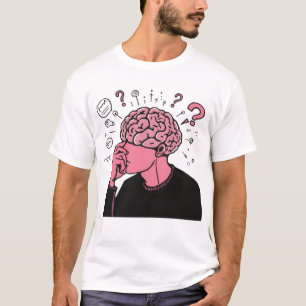 Camiseta Persona de cerebro ansioso por pensar demasiado Ar