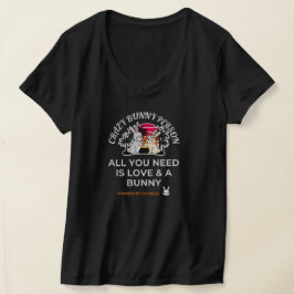 Camiseta Persona de conejo loca