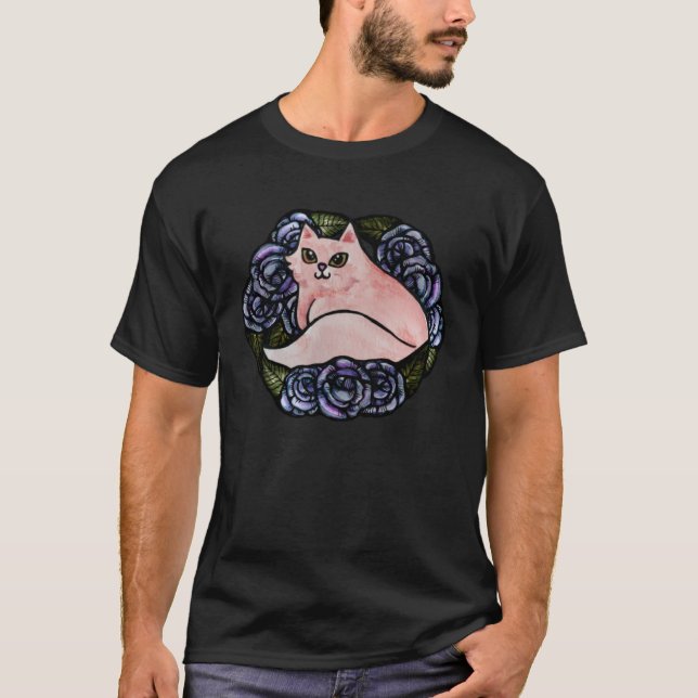 Camiseta Persona de gato  1 (Anverso)