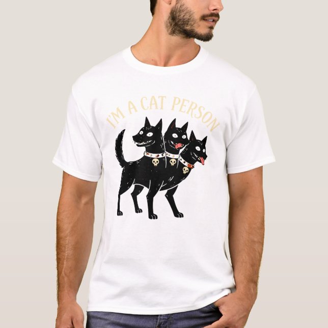 Camiseta Persona de gato para siempre (Anverso)