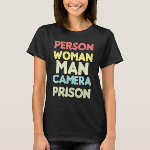 Camiseta Persona de hombre mujer hombre cámara persona