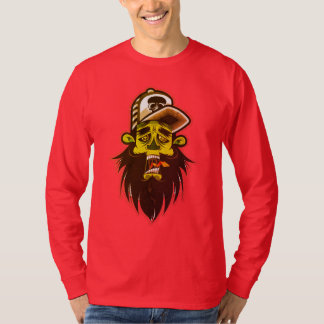 Camiseta Persona de la cama con gorra blanca y gris