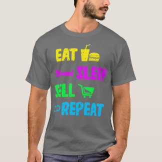 Camiseta Persona de ventas come el sueño de la venta de rep