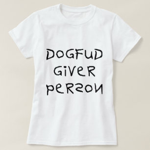 Camiseta Persona del donante de Fud del perro