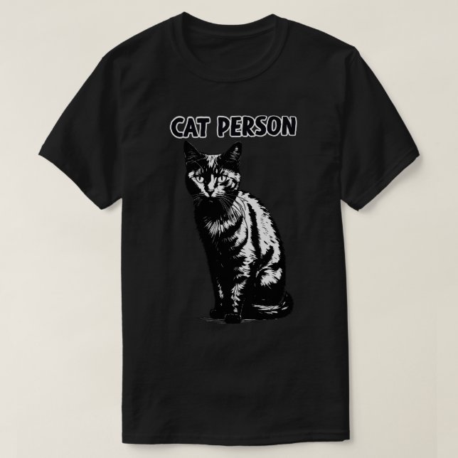 Camiseta Persona del gato (Diseño del anverso)