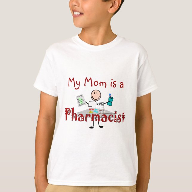 Camiseta Persona del palillo del farmacéutico--Regalos (Anverso)