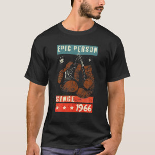Camiseta Persona épica desde 1966 Guantes divertidos de box